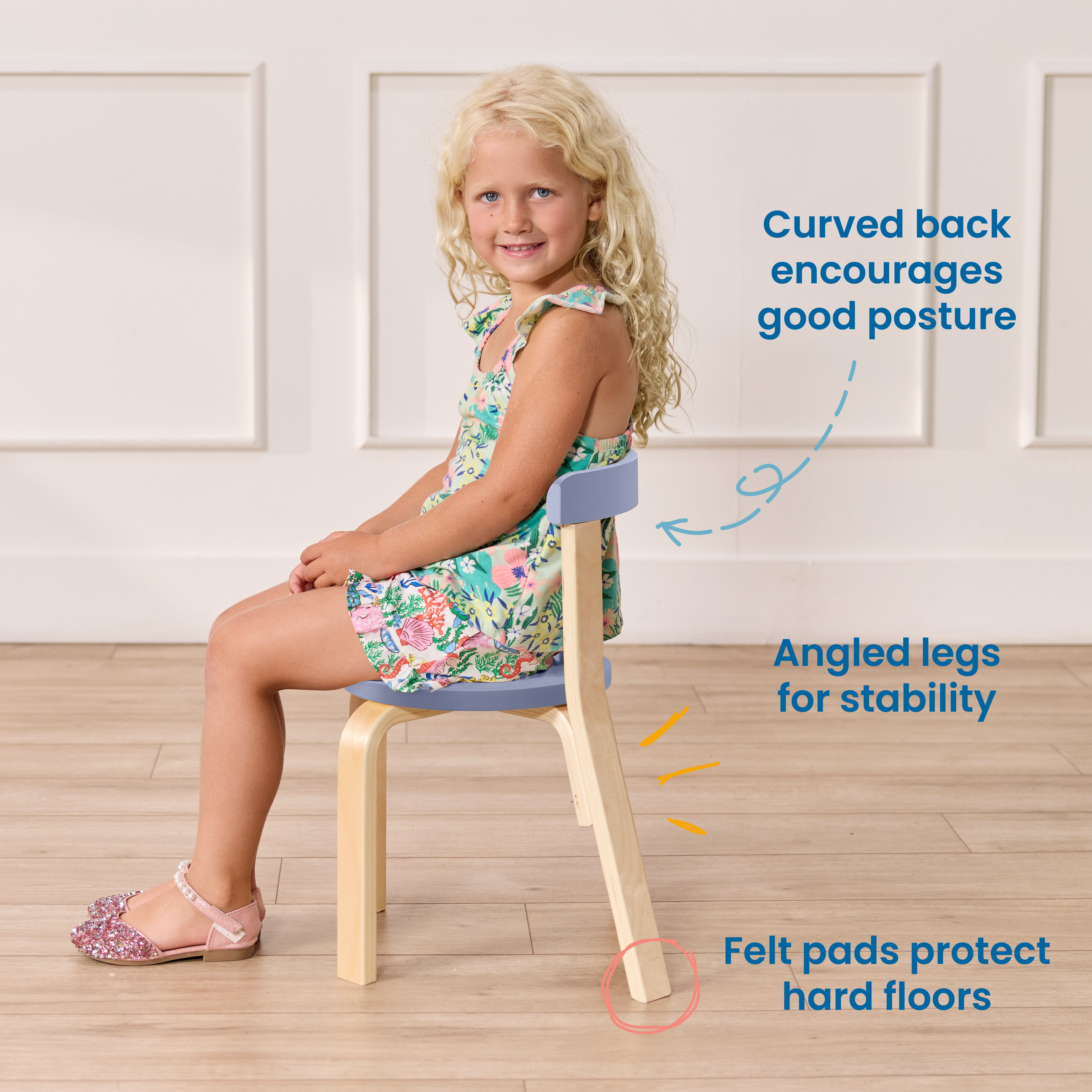 Bentwood Table and Curved Back Chair Set, 5-Piece