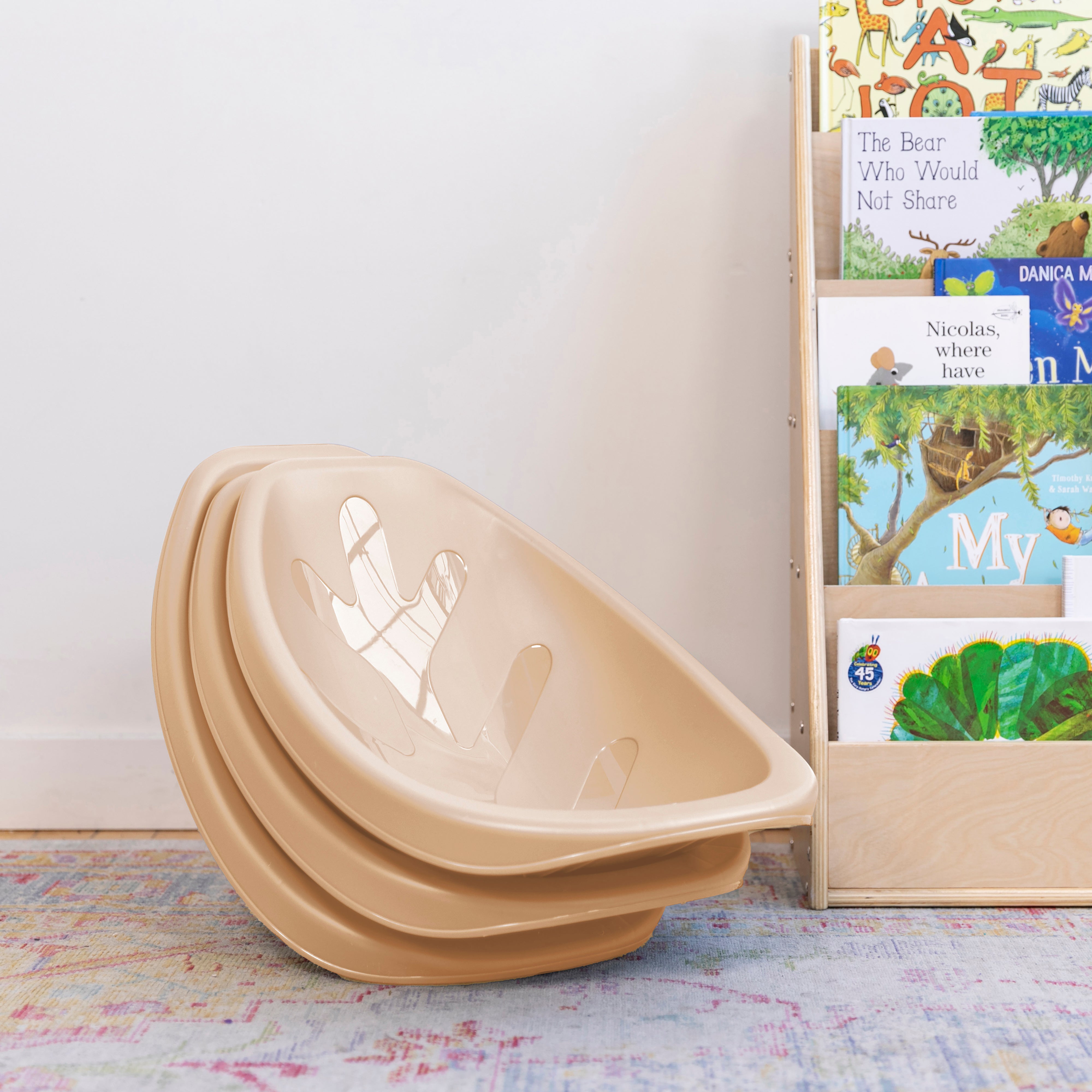 Leaf Scoop Floor Seat, 6-Piece