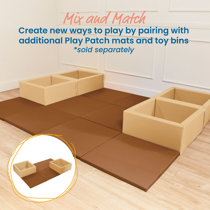 Play Patch Activity Mat Squares, Modular Playmat, 4-Pack