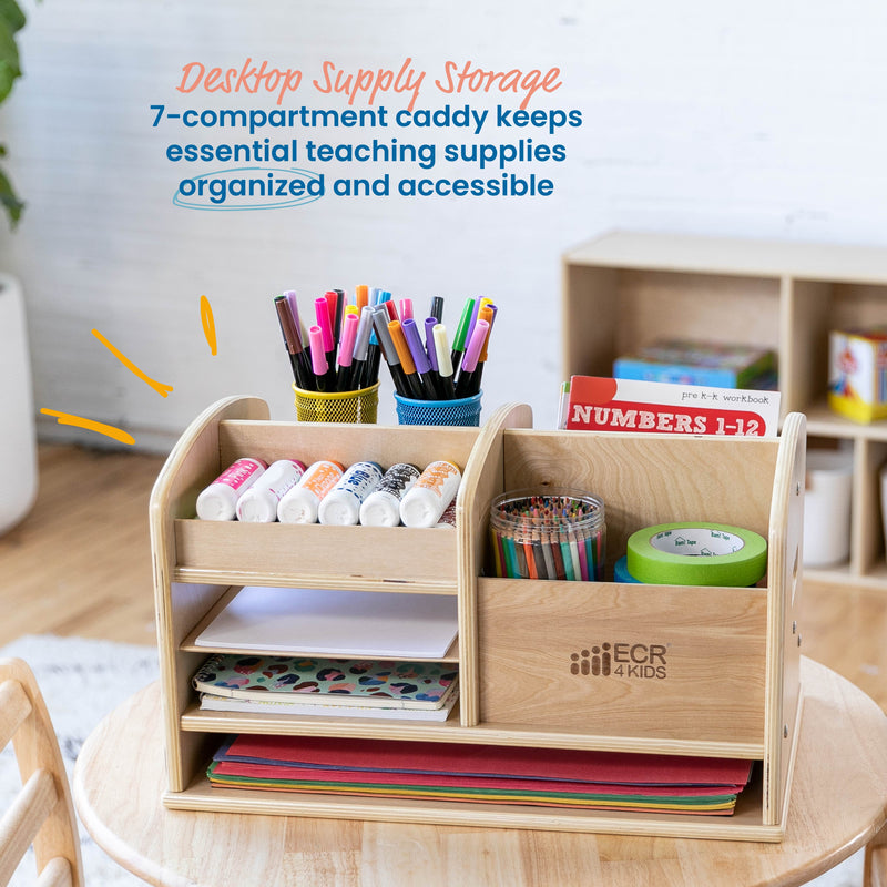 Tabletop Storage Center, Teacher Caddy