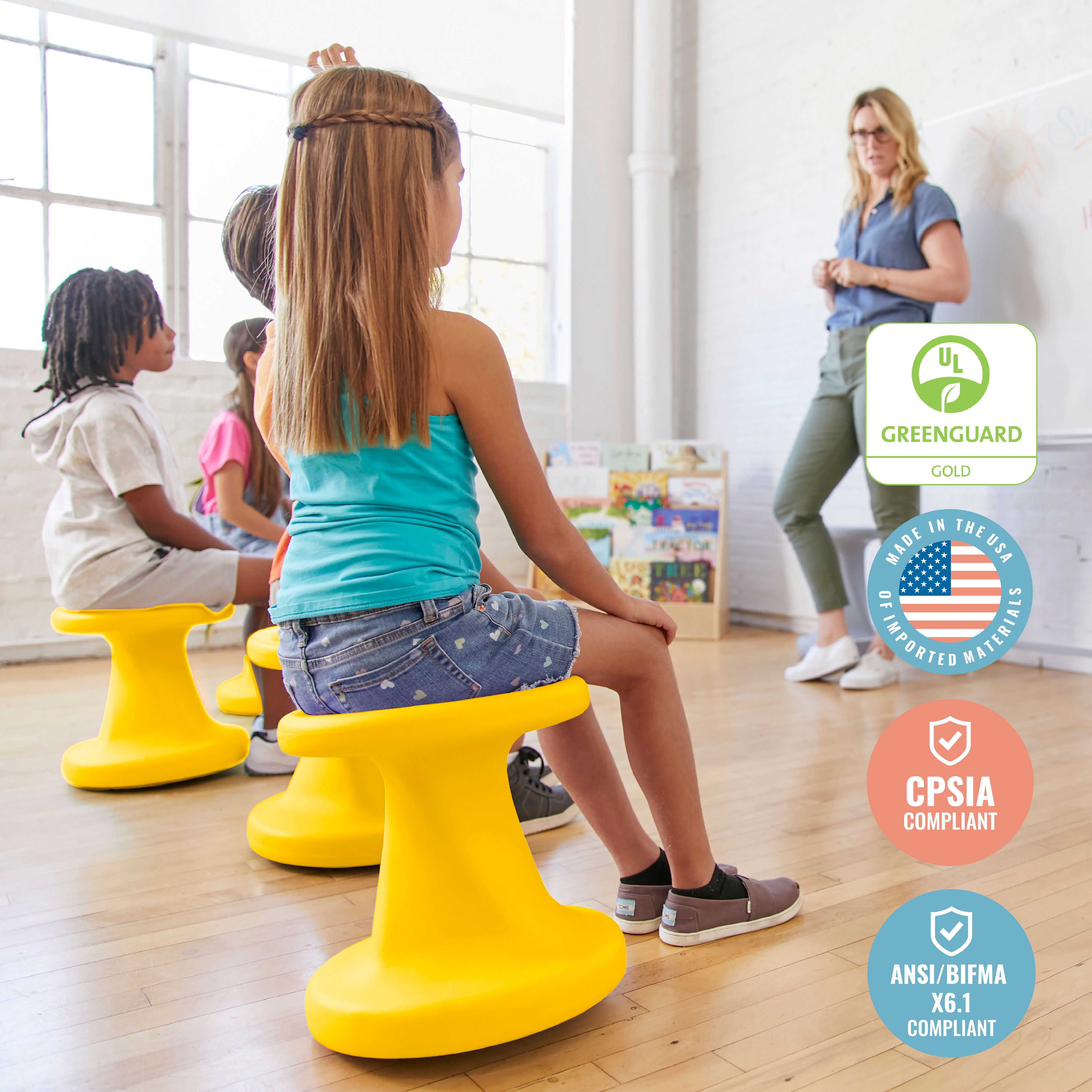 Twist Wobble Stool, 14in Seat Height, Active Seating