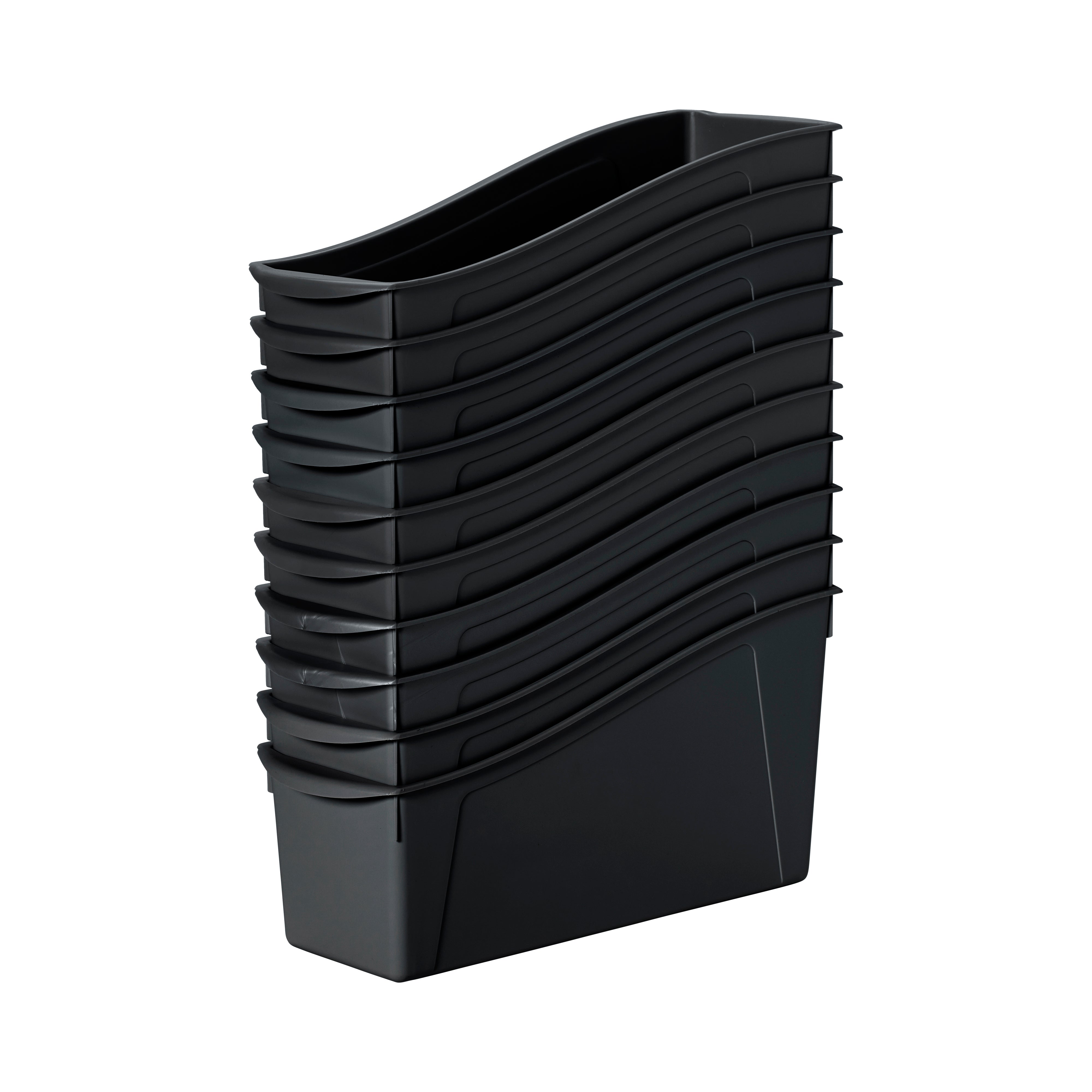 Linking Storage Book Bins, 10-Piece