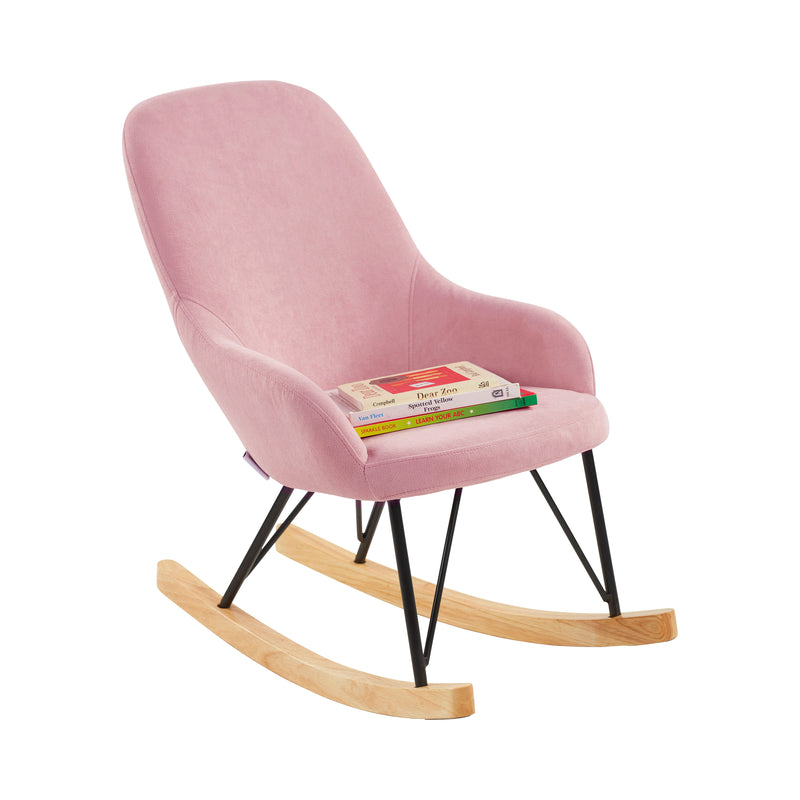 Children’s Modern Rocking Chair, Upholstered Accent Chair