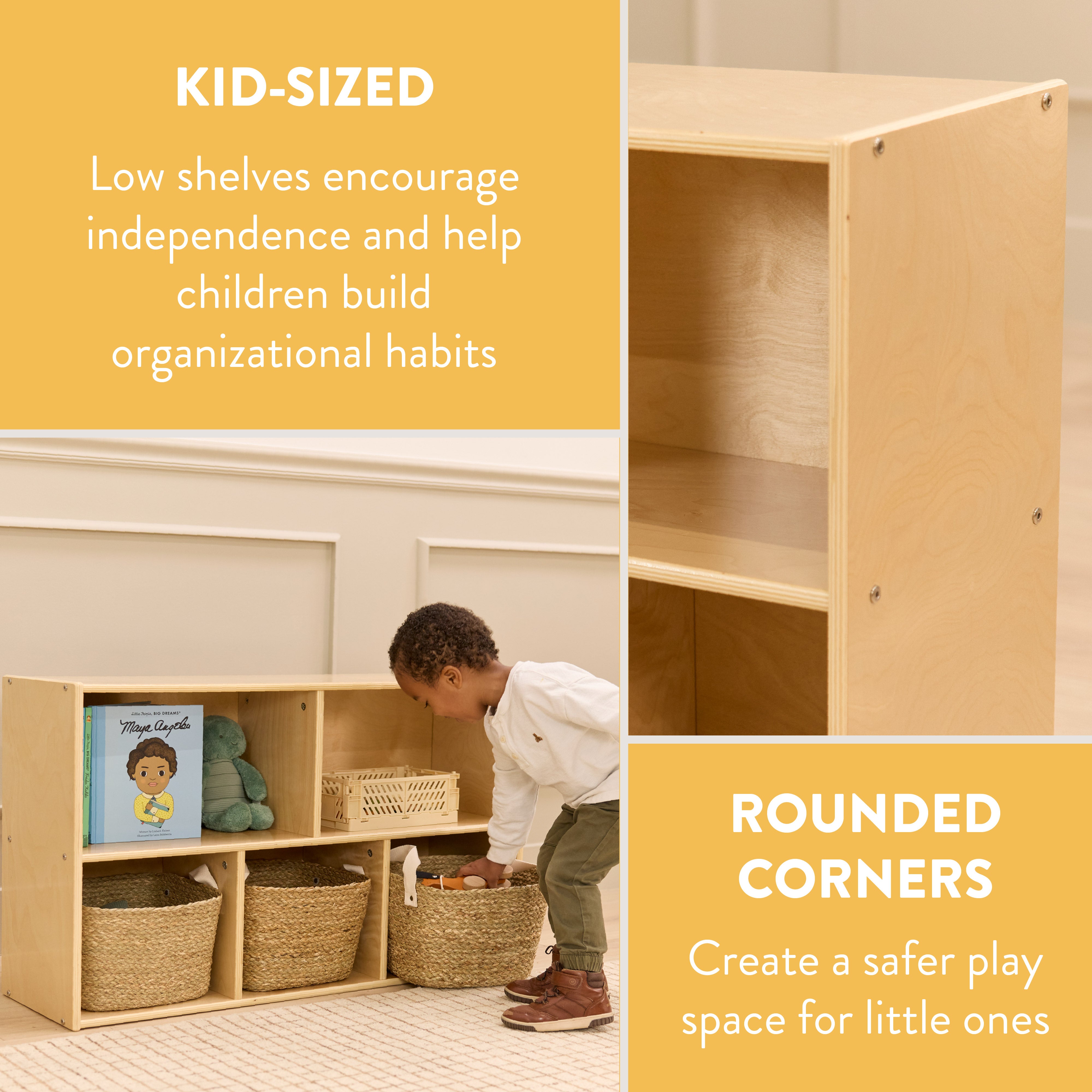 Sleekline 5-Compartment Storage Cabinet, Starter