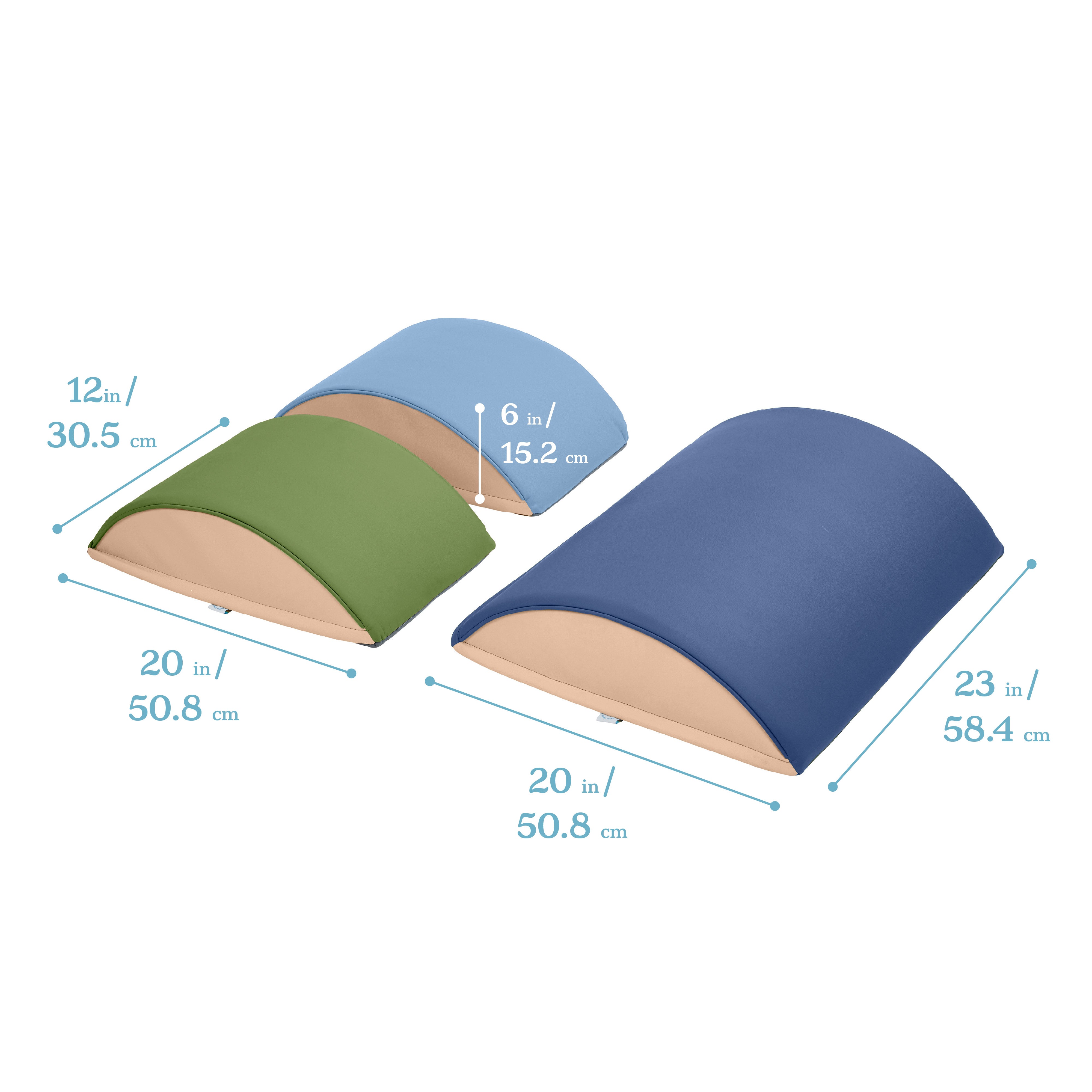 Colorful Log Climber Set, 3-Piece