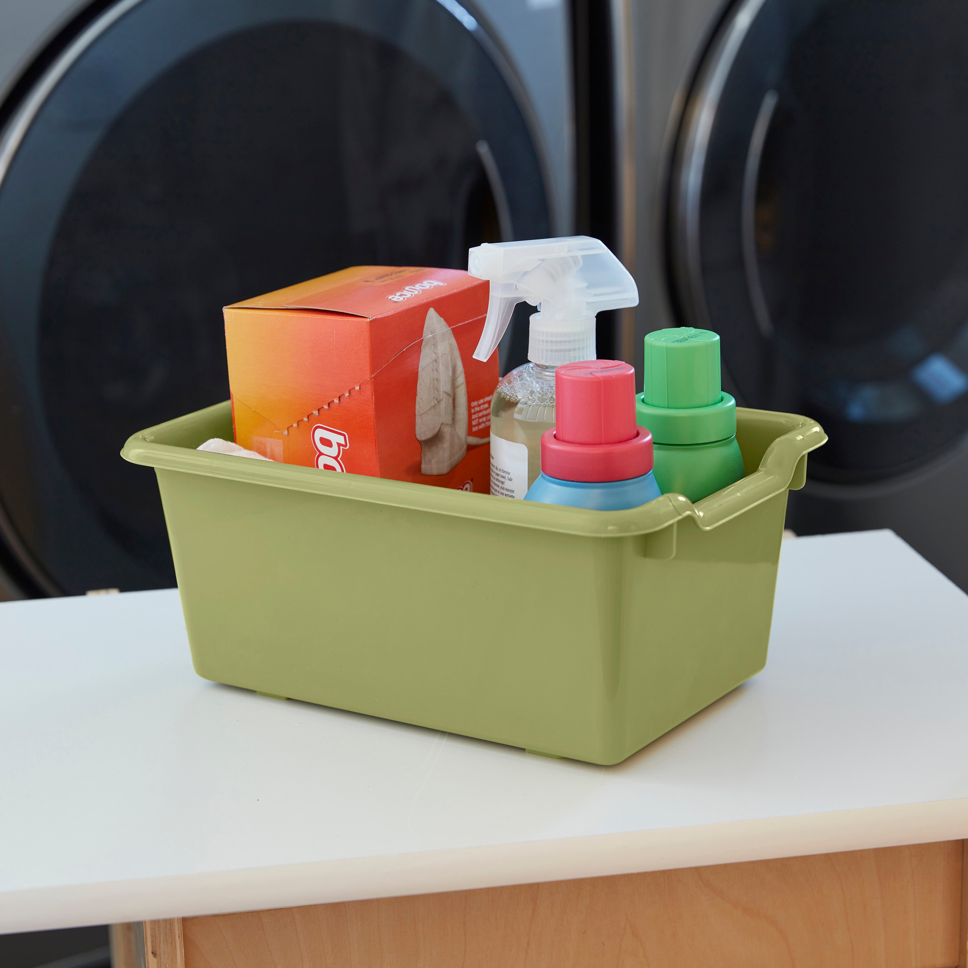 Scoop Front Storage Bins, Multipurpose Organization, 15-Pack