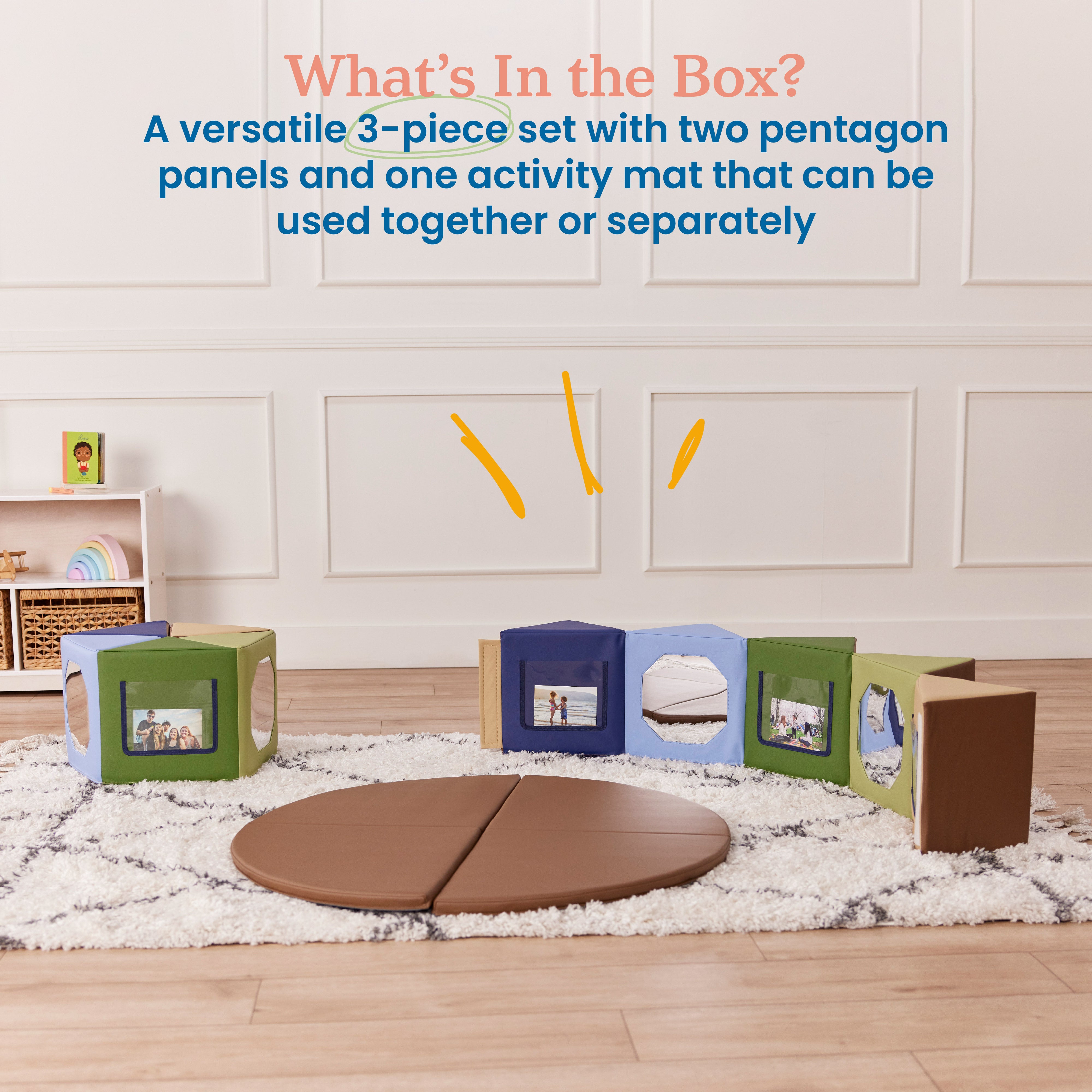 Wall of Mirrors, 3-Piece