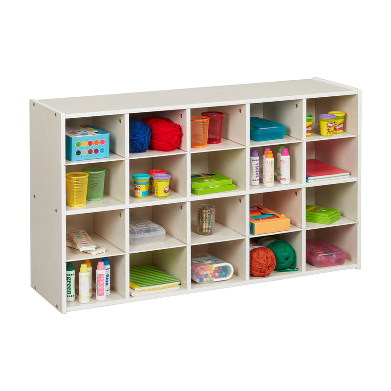 Streamline 20 Cubby Tray Storage Cabinet, 4x5