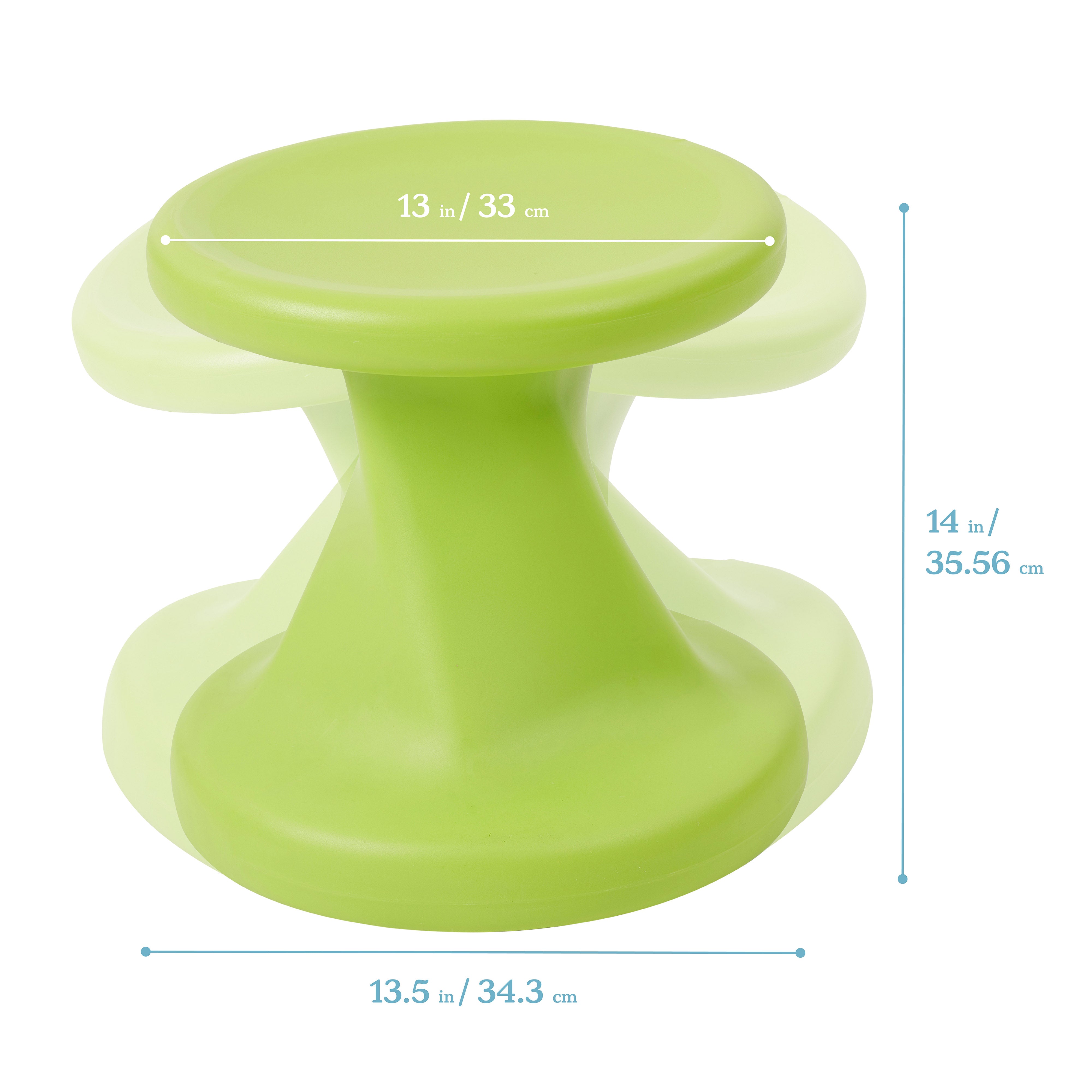 Twist Wobble Stool, 14in Seat Height