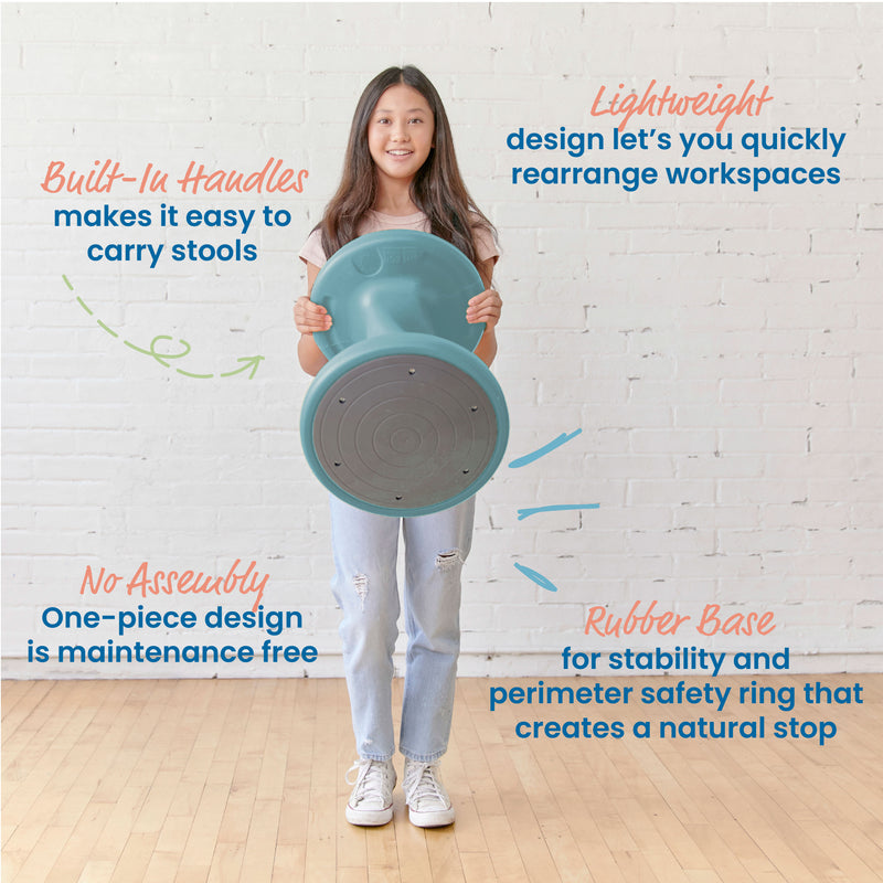 Twist Wobble Stool, 18in Seat Height, Active Seating