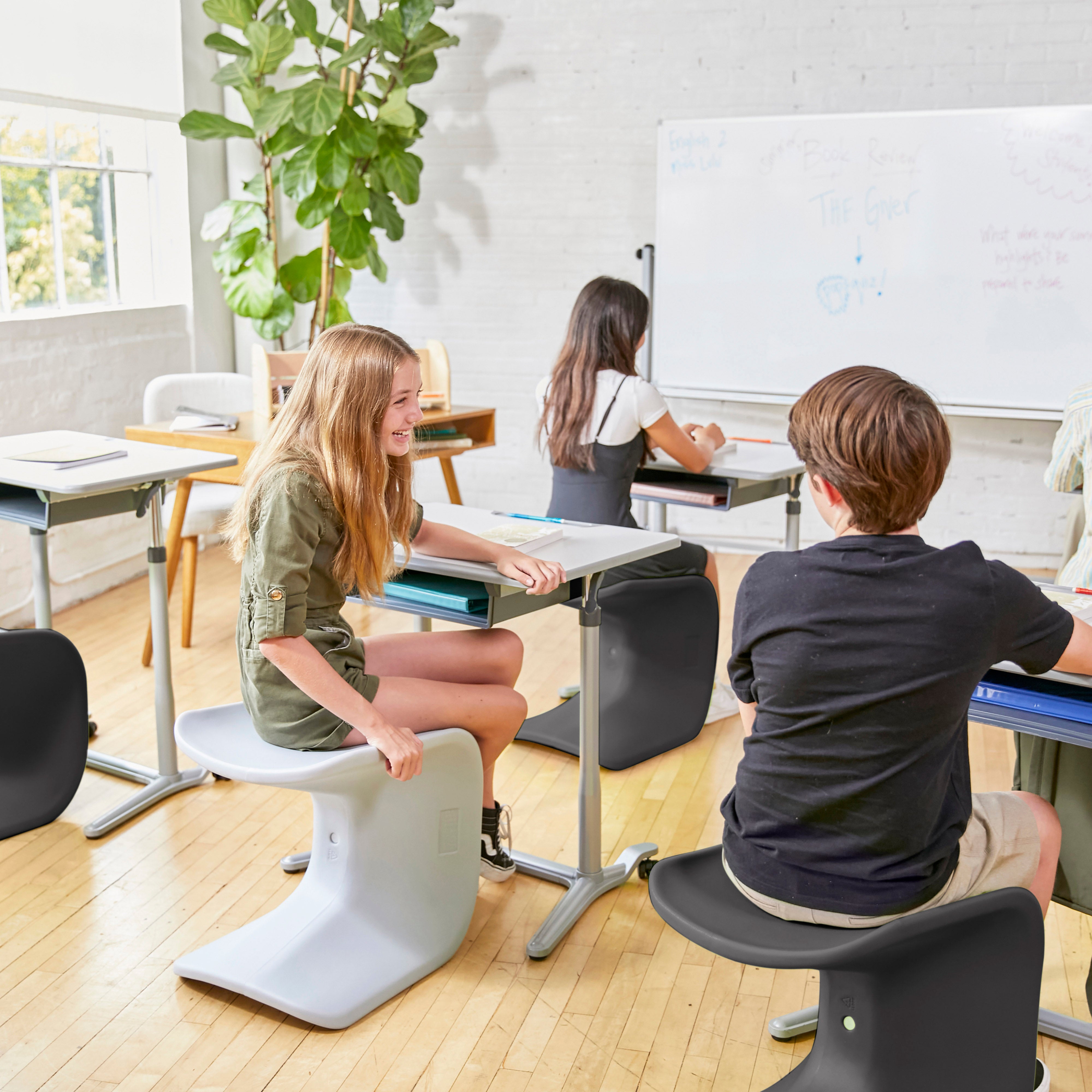 Wave Seat, 18in - 19.6in Seat Height, 2-Pack