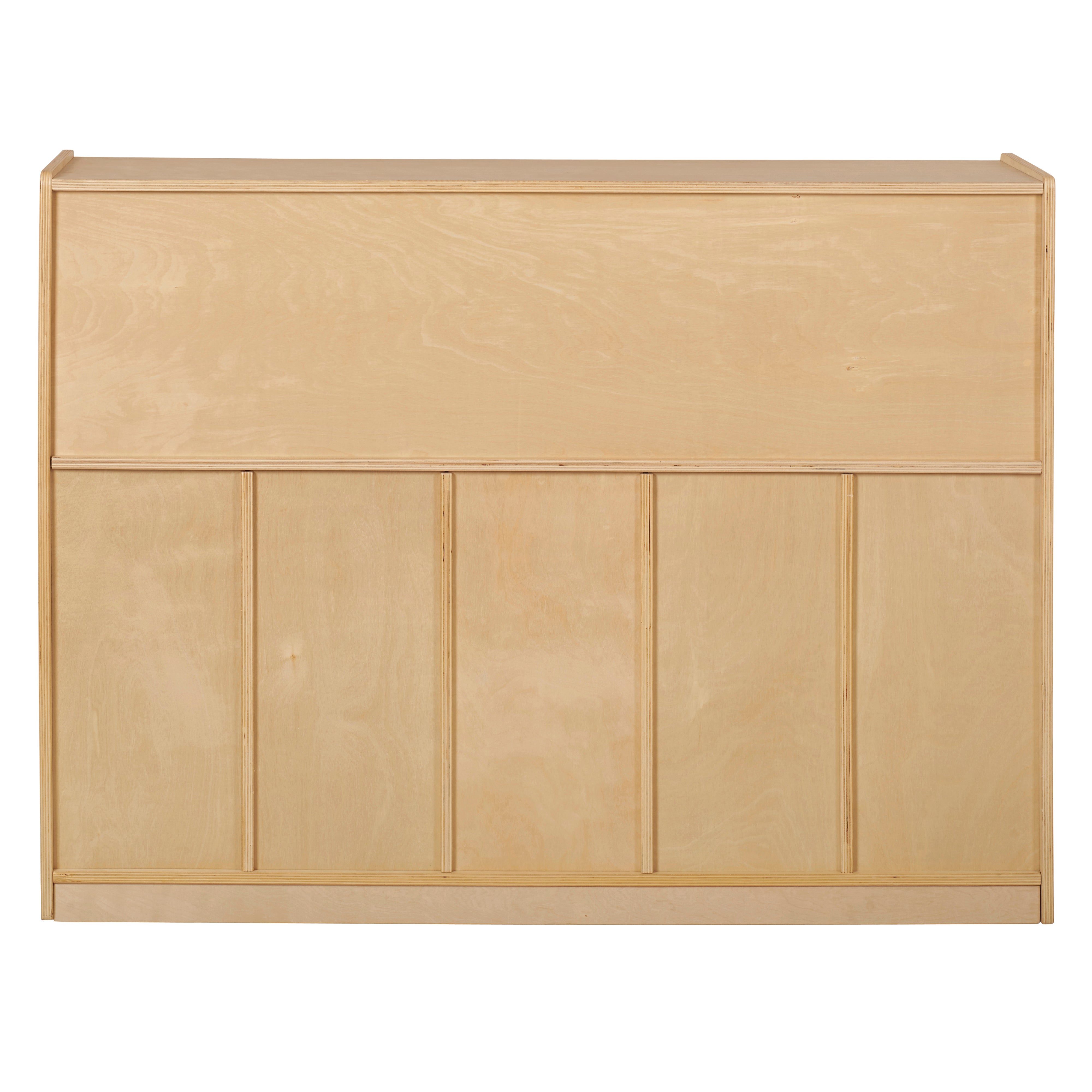 25 Cubby Storage Cabinet, Eco-Friendly Birch Plywood Storage with 25 Tray Slots