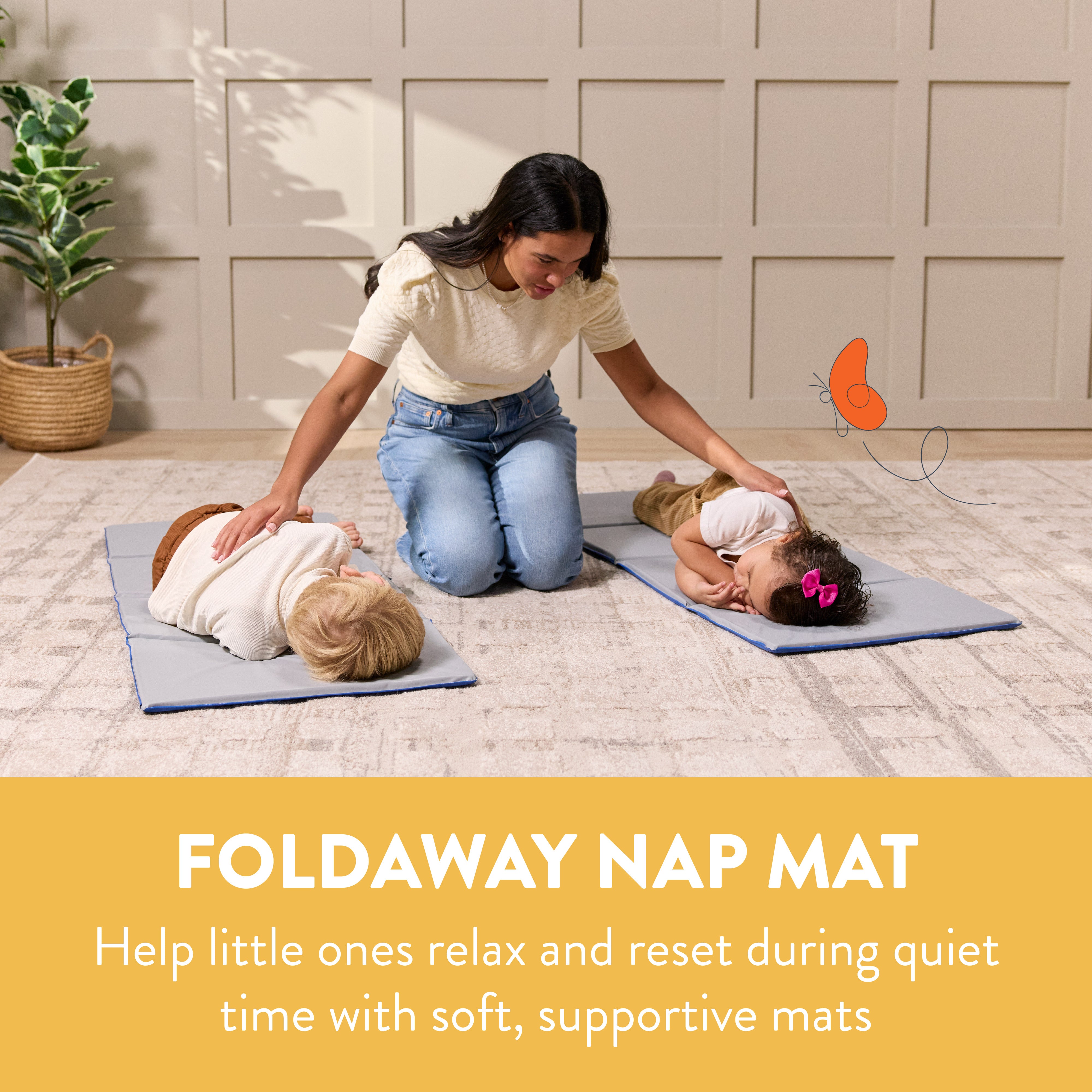 Foldaway Basics Nap Mats, 5-Pack