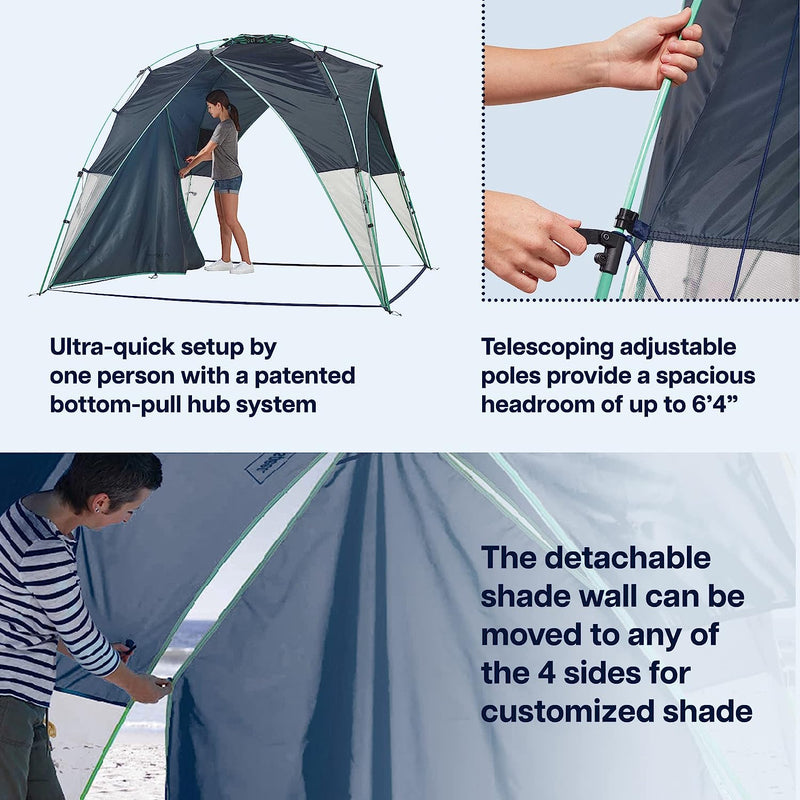 Tall Canopy with Shade Wall, Beach Tent
