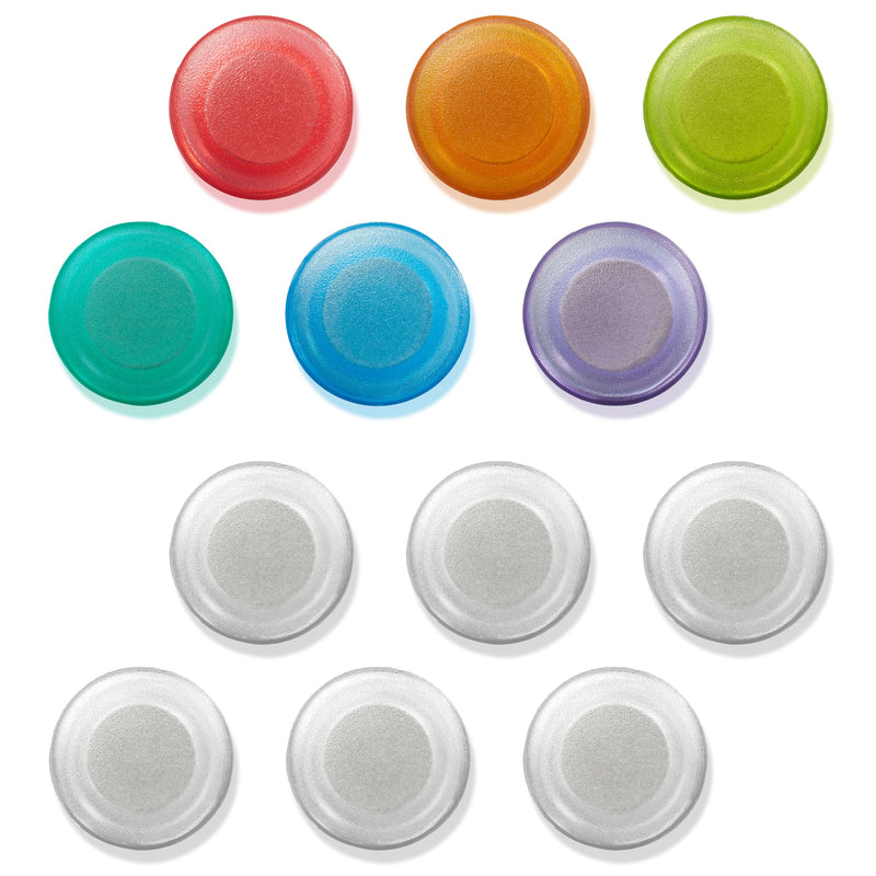 Round Magnets for Dry Erase Glassboard, Rare Earth Neodymium Magnet, 12-Piece