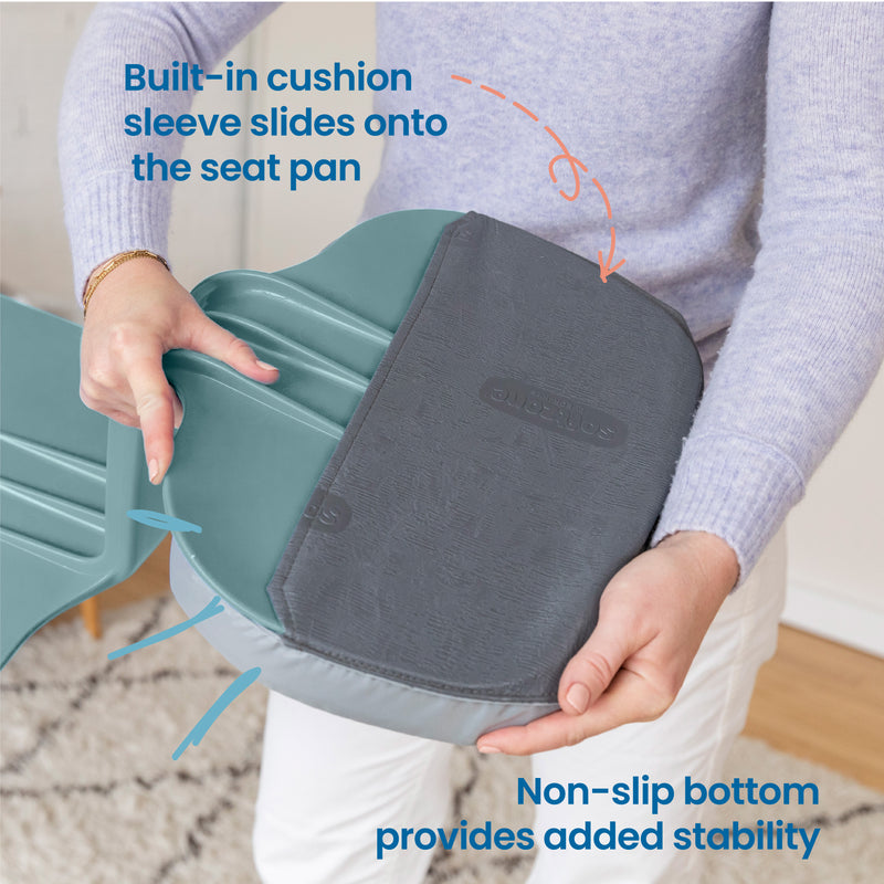 The Surf Portable Lap Desk and Surf Cushion, Flexible Seating Floor Desk with Foam Pad, 10-Pack